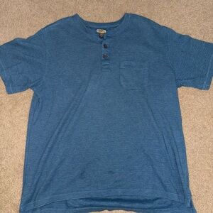 Croft & Barrow Blue Short Sleeve Tee Casual